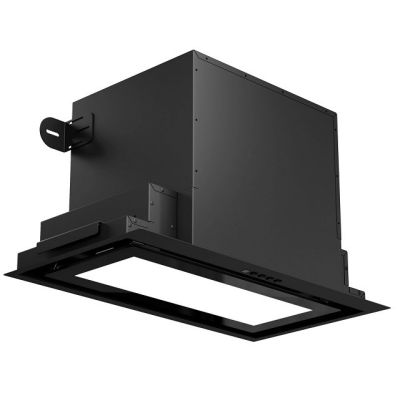 3. AKPO WK-12 EVITA Dunstabzugshaube SCHWARZ SEMI-MATT 60 SCHWARZES GLAS 450