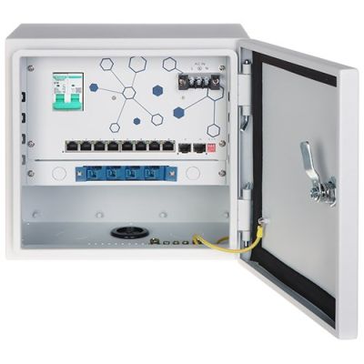 Expert-PoE/OTD-82GSFP 8 PoE + 2 x SFP Outdoor-Kameraverteiler