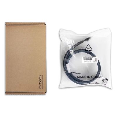 4. Icy Dock MB410L-B SAS-Kabel 0,5 m Schwarz