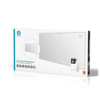 9. Nedis HTIP700WTW Innenraumheizgerät Weiß 700W Infrarot-Elektroheizung