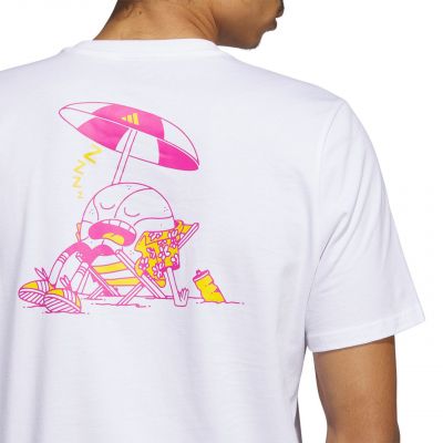 6. Adidas Lil Stripe Spring Break Graphic Kurzarm-Basketball-T-Shirt M IC1868