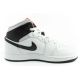 4. Nike Air Jordan 1 Damen-Sneaker, modische High-Top-Sportschuhe, weiß/schwarz