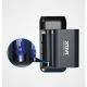 3. XTAR Ladegerät mit Powerbank-Funktion für zylindrische Li-Ionen-Akkus 18650/20700/21700, schwarz – 2 Kanäle PB2SLV2