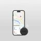 2. SBS Track My Circle, wasserdichter IP65-Ortungsgerät, kompatibel mit Apple Find My, Schwarz