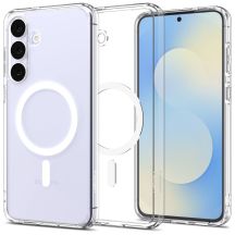 Spigen Ultra Hybrid Mag MagSafe Case für Samsung Galaxy S25 FE - Klar und Weiß