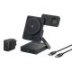 2. Baseus PicoGo AF21 3-in-1 Qi2.2 35W Wireless-Ladegerät mit 45W EU-Netzteil und 1m USB-C-Kabel – Schwarz