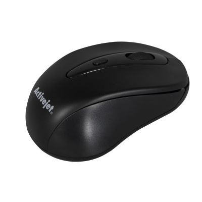 3. Activejet AMY-213 Kabellose USB-Maus (optisch; 1600 DPI; schwarz)