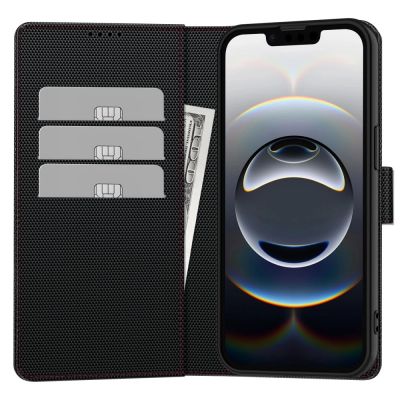 2. Tech-Protect Wallet Case für iPhone 16e / 17e - Schwarz