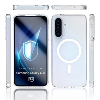 5. 3mk Armor MagCase für Samsung Galaxy A36 - transparent