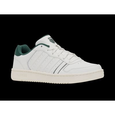 2. K-Swiss Sneakers COURT PALISADES BRIGHT WHITE/POSY GREEN/SNOW WHITE-M (06931-146-M)
