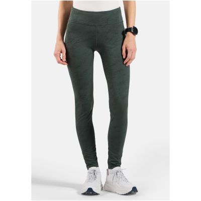 Odlo Tights ZEROWEIGHT PRINT REFLECTIVE Leggings – Grün