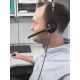 5. Koss CS200i Kabelgebundenes Headset mit Kopfbügel, Büro/Callcenter, Schwarz