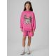 6. Lockerer Mädchen-Sweatshirt ohne Kapuze 4F 4FJRSS26TSWSF2970-54S