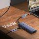 12. Baseus UltraJoy Serie 5-in-1 USB-C HDMI 4K 4x USB-A 3.0 Hub – Grau