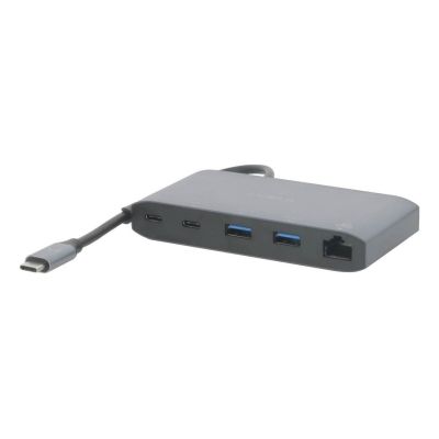 Mobilis 020027 Kabelgebundene Dockingstation USB 3.2 Gen 1 (3.1 Gen 1) Typ-C Grau