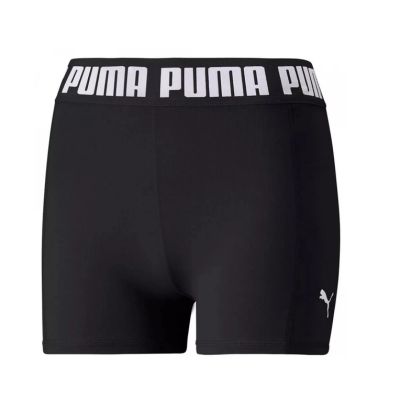 5. Puma Stron 3 Damen Trainingsshorts, elastisch, schwarz, bequem