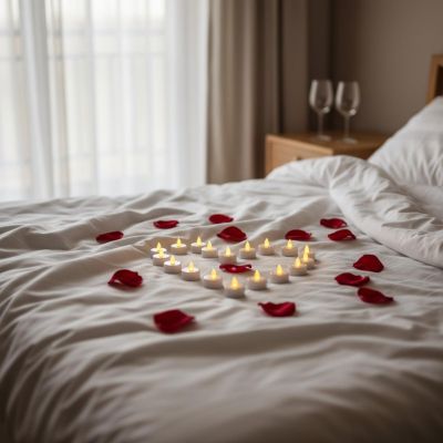 7. SET MIT 2 LED-TEELICHTERN