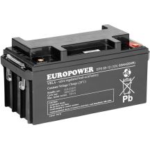 EUROPOWER EPS Serie AGM Batterie 12V 65Ah (Lebensdauer 8-12 Jahre)