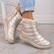 8. Wasserdichte Lack-Schneestiefel News W EVE181E beige