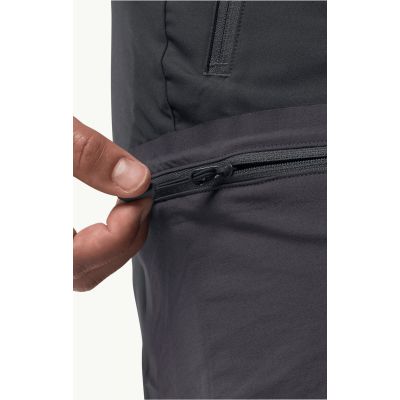 5. Jack Wolfskin Active Track Shorts Herren phantom black (1503791_6350)