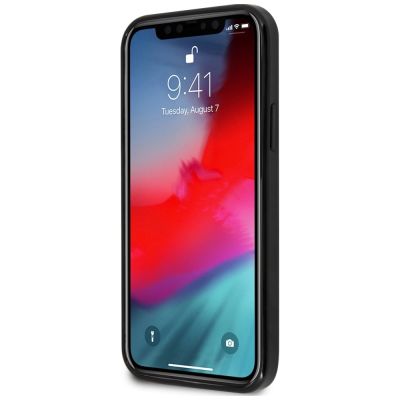 5. Guess Marble Case für iPhone 12 mini - Schwarz