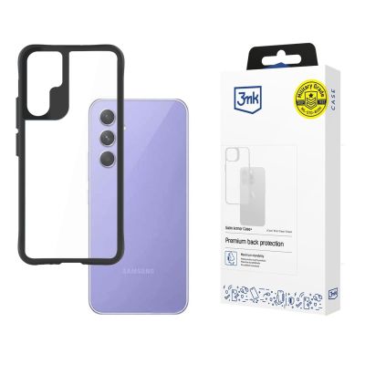 Hülle für Samsung Galaxy A54 5G 3mk Satin Armor Case+ Serie - schwarz