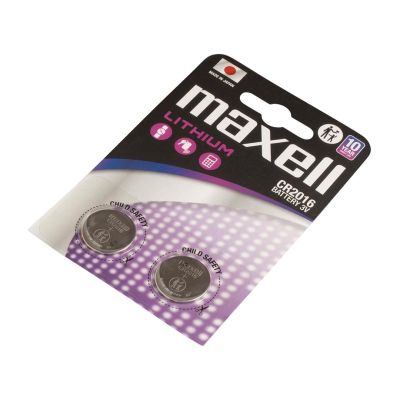 2. MAXELL Lithiumbatterie LITHIUM CR2016, 2 Stück, 3 V