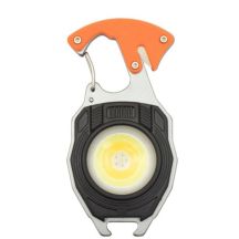 Rescue JS-Tactical Rettungs- und taktischer Schlüsselanhänger mit LED-Taschenlampe