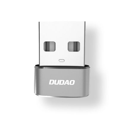 3. Dudao Adapter von USB Typ-C auf USB schwarz (L16AC schwarz)
