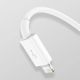 8. Baseus Superior Series USB-A - USB-C / Lightning / Micro-USB 3,5A Kabel 0,5 m - weiß