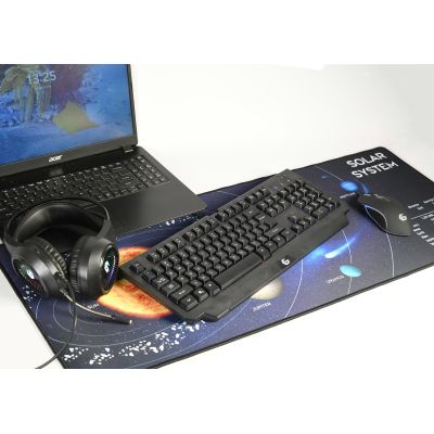 4. GEMBIRD MAUSPAD „SOLAR SYSTEM“ FÜR GAMER, GRÖSSE XL 350 x 900 mm