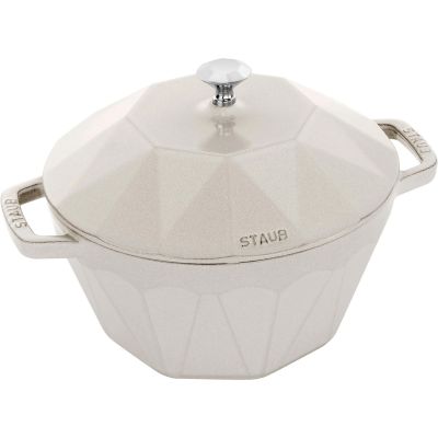 Gusseiserner Topf STAUB LA COCOTTE Diamant 2,8 Liter, Trüffel