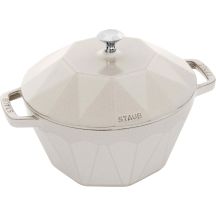 Gusseiserner Topf STAUB LA COCOTTE Diamant 2,8 Liter, Trüffel
