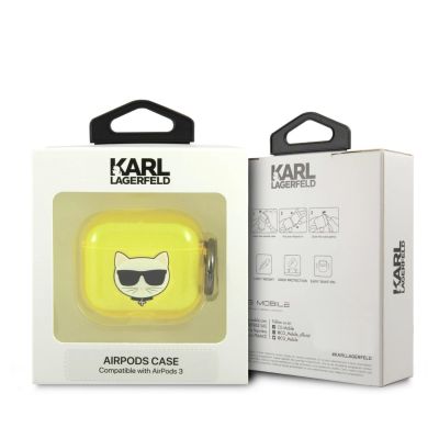 3. Karl Lagerfeld Choupette Case für AirPods 3 – Gelb