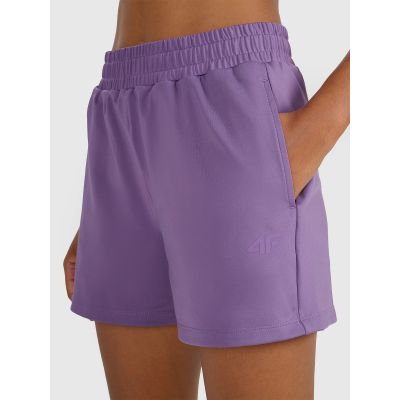 5. Schnelltrocknende Trainingsshorts für Damen 4F 4FWAW25TFSHF1038-53S