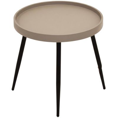 4. Balkonmöbel-Set, bestehend aus Tisch und 2 Stühlen, beige