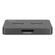 3. USB-C 3.2 Gen2 Dockingstation für M.2 Duo NVMe- und SATA-SSDs (max. 2 x 4 TB) mit SD-Express 7.1-Kartenleser (max. 2 TB), Schwarz