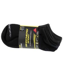 Skechers 6er-Pack Herren-Socken aus Baumwolle, NSHW, S117809-BLK, Schwarz, 41–46