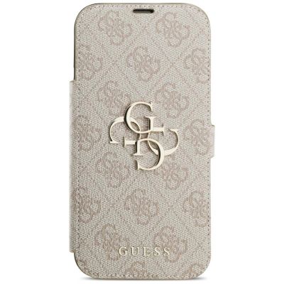 3. Guess Book 4G Metall-Logo-Hülle für iPhone 18 Pro Max / 17 Pro Max – Pink