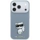 3. Karl Lagerfeld Smooth Choupette Sketch MagSafe Hülle für iPhone 18 Pro Max / 17 Pro Max – Hellblau