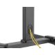 4. Bodenhalterung für Fernseher 32"-55"/35 kg, 1 TFT, 1 Abl., Schwarz