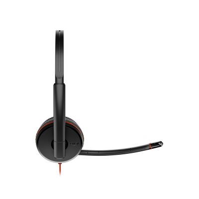 192. POLY Blackwire 3225 Stereo-USB-C-Headset + 3,5-mm-Klinkenstecker + USB-C/A-Adapter