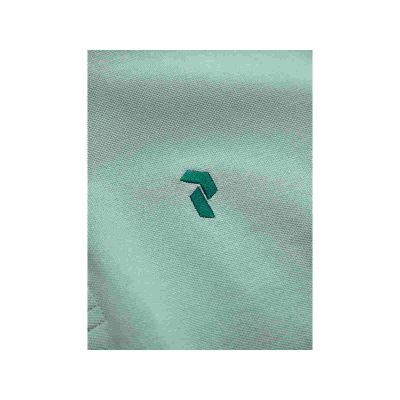 4. PEAK PERFORMANCE M Klassisches Baumwoll-Polo-Herren-T-Shirt, Grün