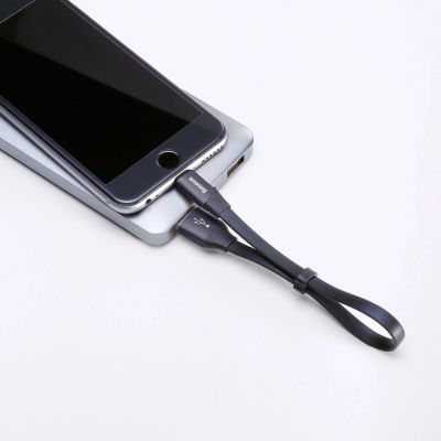 6. Baseus Nimble USB-A / Lightning 2A-Kabel 0,23 m - Schwarz