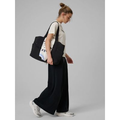 4. Locker geschnittenes Damen-T-Shirt mit Aufdruck 4F 4FRAW25TTSHF3409-12S