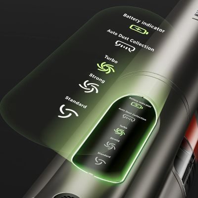 10. UWANT V500 Akku-Staubsauger – Grau