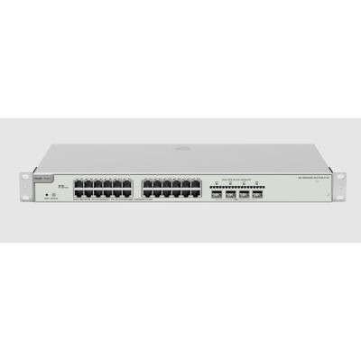 2. Ruijie Networks RG-NBS3200-24GT4XS-P-V2 Netzwerk-Switch, Managed L2+ Gigabit Ethernet (10/100/1000), PoE-fähig, Grau