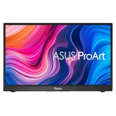 ASUS PA148CTV Computermonitor, 35,6 cm (14 Zoll), 1920 x 1080 Pixel Full HD, LED-Touchscreen, Blade-Design, Schwarz