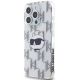 2. Karl Lagerfeld IML Choupette Head & Monogram Hülle für iPhone 15 Pro – transparent