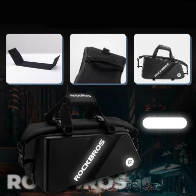 10. Rockbros 30140090001 Fahrradtasche für Kofferraum 11,6 l – Schwarz